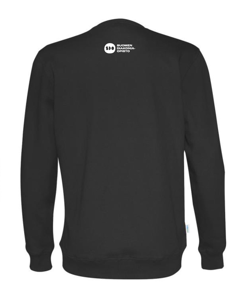 Collegepaita-musta-takaa