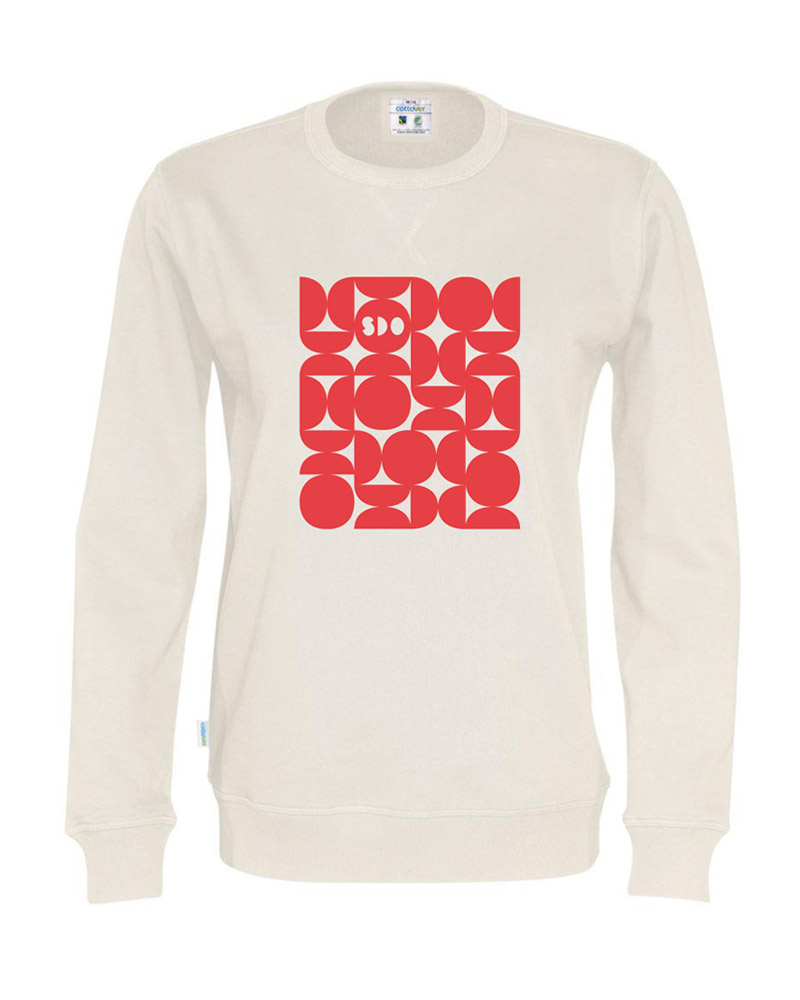 Collegepaita-valkoinen-punainen