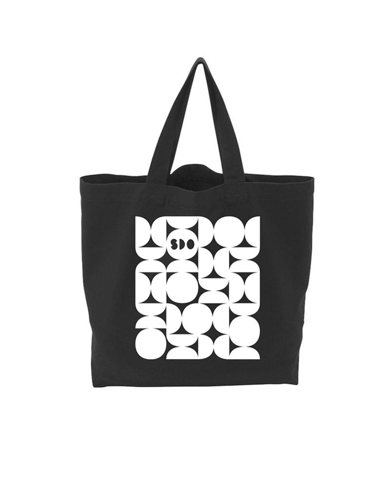 TOTE BAG HEAVY LARGE-musta
