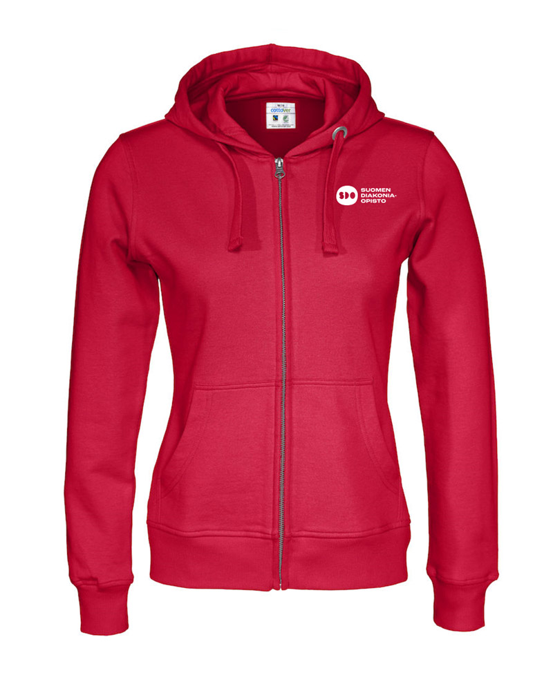 Vetoketjuhuppari-punainen